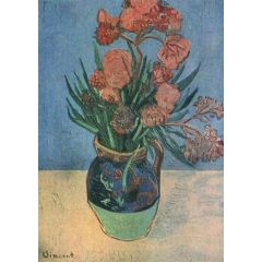 Vase with Oleander Painting Reproduction