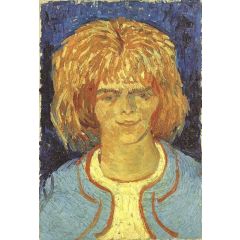 Girl with Ruffled Hair Painting Reproduction