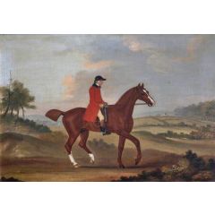 Prophet, a Hunter Belonging to Sir John Pole Painting Reproduction