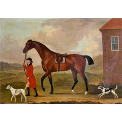 Little Hero (a Hunter), Belonging to Sir John William De la Pole Painting Reproduction