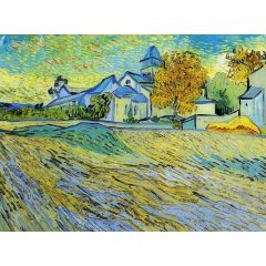 The Church of Saint-Paul-de-Mausole Painting Reproduction