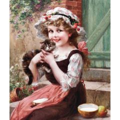 The Little Kittens Painting Reproduction