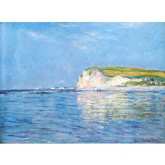 Low Tide at Pourville, near Dieppe Painting Reproduction
