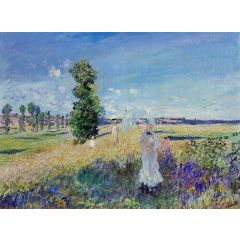 The Walk, Argenteuil Painting Reproduction