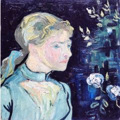 Portrait of Adeline Ravoux Painting Reproduction