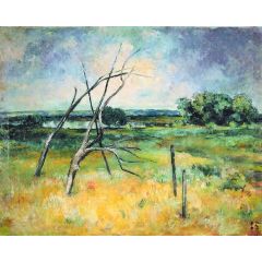 Landscape with a Dry Tree Painting Reproduction