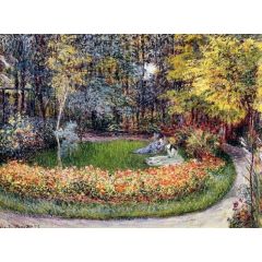 In the Garden Painting Reproduction