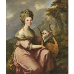 Sarah Harrop (Mrs. Bates) as a Muse Painting Reproduction