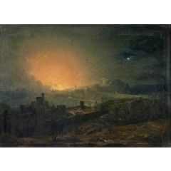 The Fire, Edinburgh Painting Reproduction