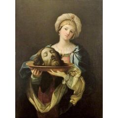 Salome with the Head of Saint John the Baptist (copy after Guido Reni) Painting Reproduction