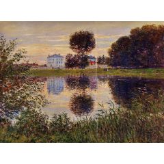 The Ball Shaped Tree, Argenteuil, detail Painting Reproduction