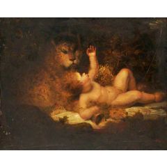 A Young Bacchus Painting Reproduction