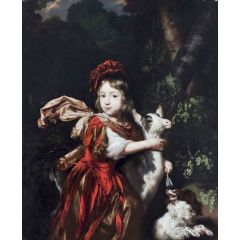 Portrait of a Young Boy Painting Reproduction