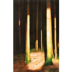 In the Forest Painting Reproduction