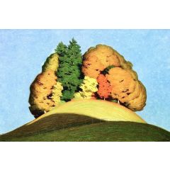 Hill in Autumn Painting Reproduction