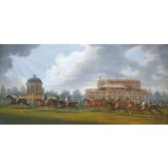 The Finish of The St Leger Stakes Painting Reproduction