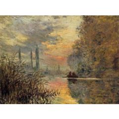 Evening at Argenteuil Painting Reproduction