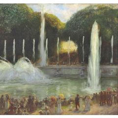 Bassin de Neptune, Versailles Painting Reproduction