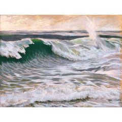 La vague de l’ocean Painting Reproduction