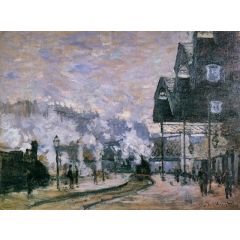 Saint-Lazare Station, the Western Region Goods Sheds Painting Reproduction