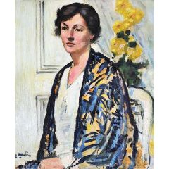 Mrs R. C. Roy Painting Reproduction