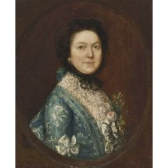 Portrait of Lady Alston Painting Reproduction