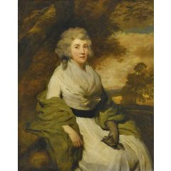 Portrait of Mrs. John Parish Painting Reproduction