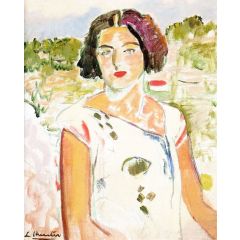 Portrait of a Girl Painting Reproduction