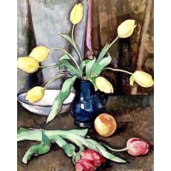 Still Life with Tulips Painting Reproduction