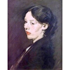 The Black Shawl Painting Reproduction