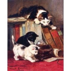 Watching the Prey Painting Reproduction