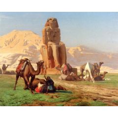 The Colossus of Memnon Painting Reproduction
