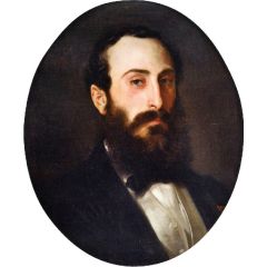 Portrait of Fernand Bartholoni Painting Reproduction