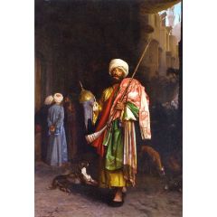 A Street Vendor in Cairo Painting Reproduction