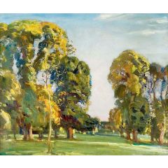 An Avenue of Trees Painting Reproduction