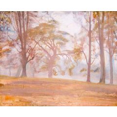 Autumn, Richmond Park Painting Reproduction