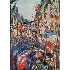 The Rue Saint-Denis, 30th of June 1878 Painting Reproduction