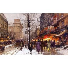 Porte Saint Denis Painting Reproduction