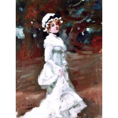 The Squire’s Daughter Painting Reproduction