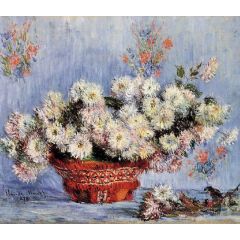 Chrysanthemums Painting Reproduction