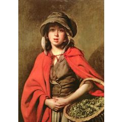 The Watercress Girl Painting Reproduction