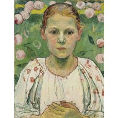 Portrait of Maria von Bach Painting Reproduction