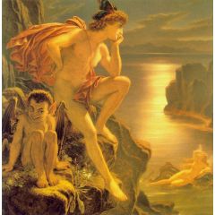 Oberon And The Mermaid Painting Reproduction