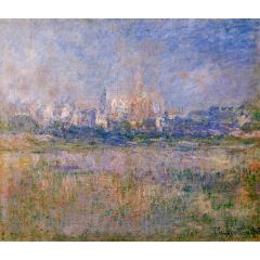 Vetheuil in the Fog Painting Reproduction
