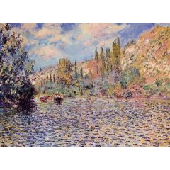 The Seine at Vetheuil Painting Reproduction