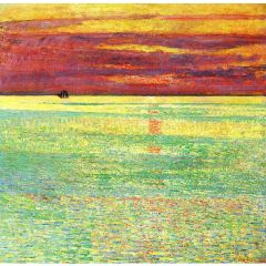 Sunset at Sea Painting Reproduction