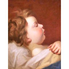 Asleep: The Artist’s Son, Albert Edwin Gillard Painting Reproduction