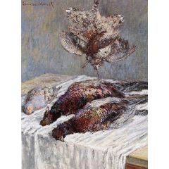Pheasants, Woodcocks and Partridges Painting Reproduction