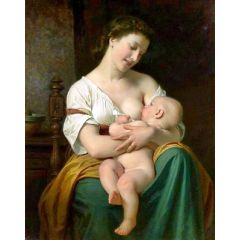 Mother and Child Painting Reproduction