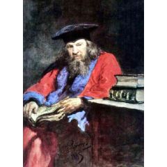 Portrait of Dmitry Mendeleev. Painting Reproduction